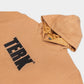 BLACK TERK CAMEL HOODIE WITH EMBROIDERED LOGO