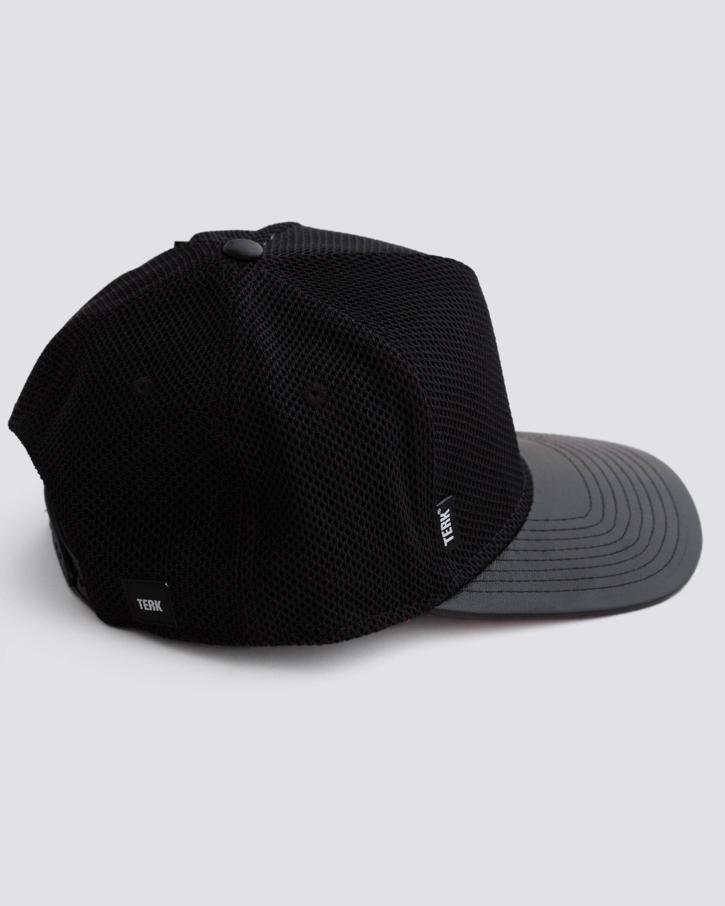 TERK MESH WITH LEATHER BRIM